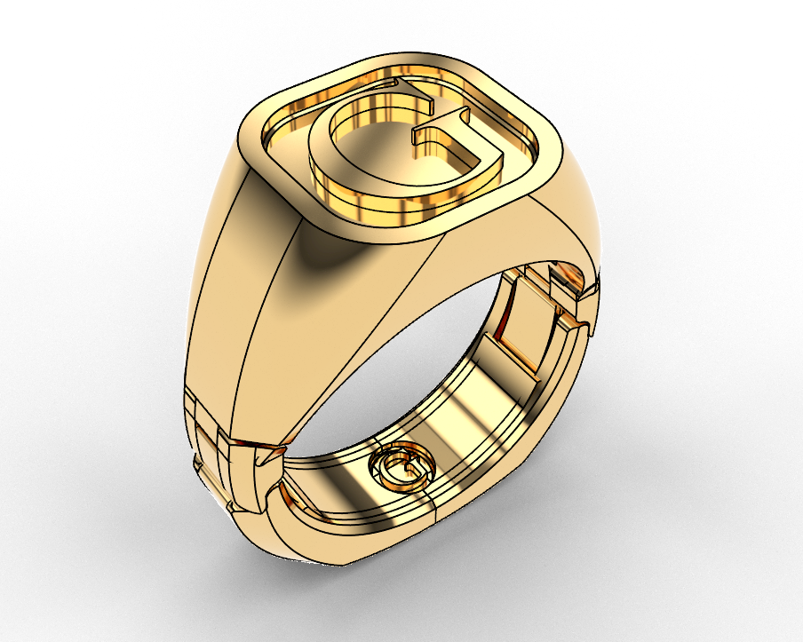 Signet Gold Fit Luxury Ring